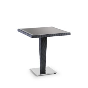 Mesa ANTARES 70x70 cm | Pata cromada