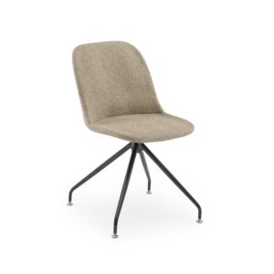 Silla tapizada Shell-Z Pad