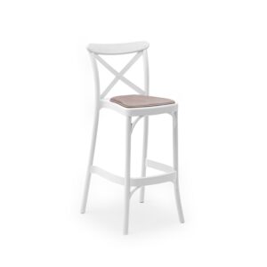 Taburete tapizado Capri Pad Bar | 75 cm