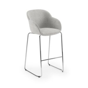 Taburete tapizado Shell-M Pad Bar | 75 cm